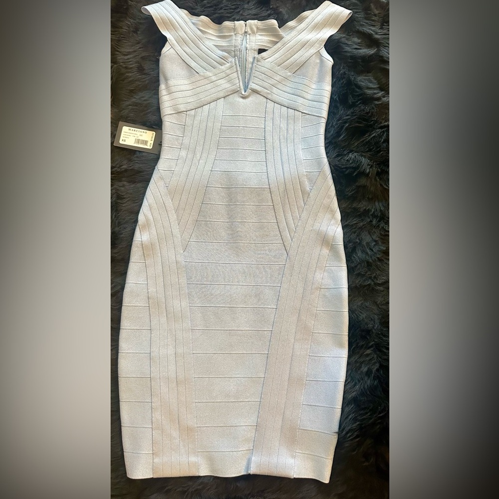 Marciano NWT Ice Blue bodycon dress
